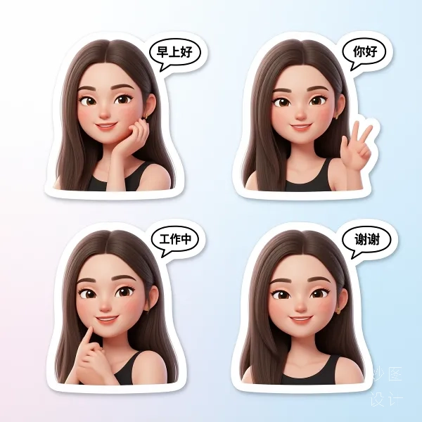 可爱Q版大头贴生成